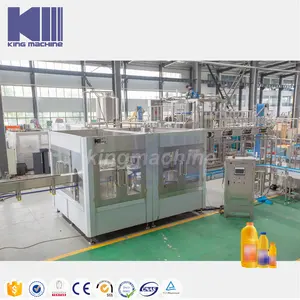 3 in 1 Automatic Plastic Liquid Ice Juice Filling And Capping Machine