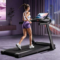 Tapis roulant électrique pliable avec écran LED, moteur 2,0 HP, inclinaison, gain de place, absorption des chocs, réglage de la vitesse, programme d'exercices, pour la maison