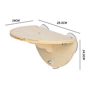 Usine directe intérieur suspendu chat lit en bois chat lit hamac fenêtre avec motif animal Spot vente en gros pour animaux de compagnie - Product Image 6