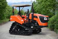 Tracteur à chenilles compact pour rizières et rizières pour terrains boueux
