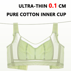 Sujetador inalámbrico al por mayor para mujer, copa completa, tallas grandes (34, 36, 38, 40, 42, 44, 46, 48, 50, 52), con efecto minimizador, copas DEFG, ultrafino y transpirable. - Product Image 5