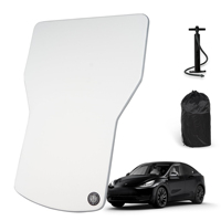 Matelas de camping gonflable personnalisé pour Tesla Model Y, matelas de couchage robuste avec technologie Drop Stitch, avec pompe complète et accessoires de rangement
