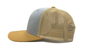 Gorra Trucker de 6 Paneles con Parche de Cuero Personalizado, Parte Delantera de Sarga de Algodón, Parte Trasera de Malla, Corona de Altura Media Estructurada, Visera Precurvada - Product Image 2