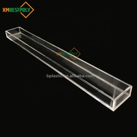 Plateau de présentation personnalisé en acrylique transparent pour macarons, biscuits et desserts – Support en plastique transparent