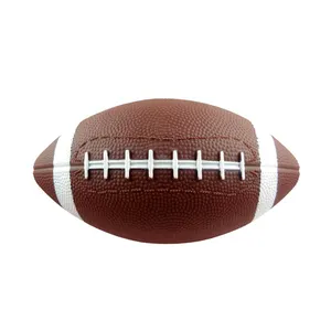 Manufacturer Supply! Heavy Duty Durable Size 9 Youth Adult Custom Printed Rugby Ball Machine Stitched American Football Ball