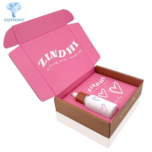 Eco Friendly Custom Pink Modern Novel Design Paper Gift Cosmetic Jar Essential Oil Skin Care Cosmetic Packaging <b>Box</b> - Product Image 4
