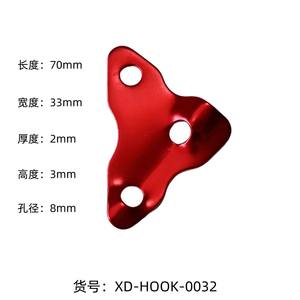 Hebillas de Aluminio Xingda para Cuerdas, Universales y Ajustables, Accesorios para Camping, Toldos y Tiendas de Campaña, Serie Paracord - Product Image 4