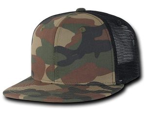 Casquette <span class=keywords><strong>6</strong></span> Panel Vintage Retro Amy Camo Snapback Trucker Mesh Cap personnalisée - Product Image 3