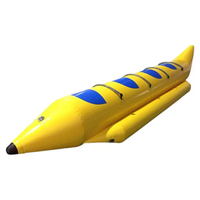 Bateau banane gonflable, poisson volant, tube tractable, équipement de surf pour 3 à 12 personnes, parc aquatique, usage commercial