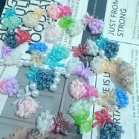 Carte de bouquet lumineux Firefly 31*23, accessoires en résine faits main DIY, motif roses, technique de goutte de colle, Yiwu