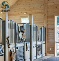 Structure en acier préfabriquée moderne pour écurie de chevaux, arène d'équitation intérieure, hangar à chevaux préfabriqué, structure en acier modulaire galvanisée