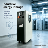 Batterie solaire verticale 15 kWh 51,2 V 300 Ah, système de stockage d'énergie (ESS), pack LiFePO4 à décharge profonde pour la sauvegarde à domicile