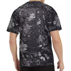 Custom Design Performance Breathable Fishing Shirt Spf 50 Fishing <b>Men</b> Shirt Fit Short Sleeve Fishing t Shirts - Product Image 2