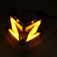 Feu arrière de moto 12V LED pour Kawasaki Z800 ZX-6R Z125 (2013-2018) – Accessoire universel de modification