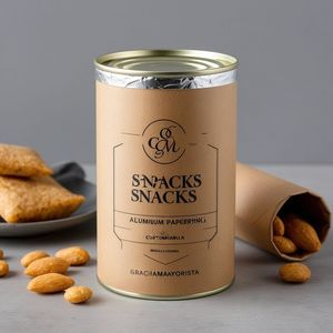 Sinh Thái ffrilly Vòng Cấp Thực Phẩm Bao Bì Hộp Các Tông Xi Lanh Bao Bì Ống Giấy Cho Cookie - Product Image 5