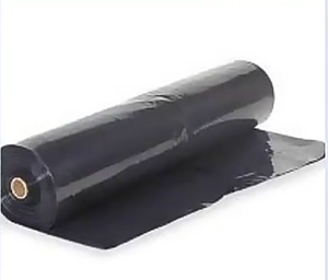 Rollo de Lámina de Plástico para Construcción de 6 Mil, Rollo de Polietileno Negro de 20' X 100', Rollo de Película de Construcción Resistente - Product Image 5