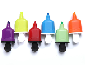 Fabricante al por mayor Spot Highlighter Set Ice Cream <span class=keywords><strong>Pop</strong></span> Ice Highlighter Impresión de logotipo Cute Mini Multi <span class=keywords><strong>Color</strong></span> Pen - Product Image 6