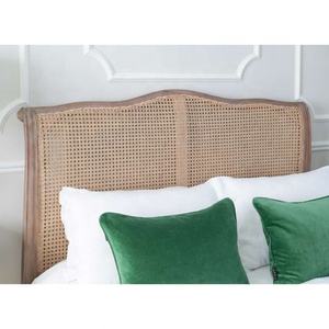 กรอบเตียงไม้สไตล์ฝรั่งเศสพร้อมหวาย - Product Image 3