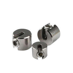Pince à fente plate pour câble métallique, pince pour filet marin et de jardin, en acier inoxydable 316, capacité de charge métrique 10 kN, sans avis - Product Image 2