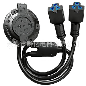 ปลั๊กไฟกันน้ำกลางแจ้ง Nema 5-15P 15A ABS สายไฟอุตสาหกรรม IP65 เต้ารับเดี่ยว - Product Image 3