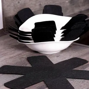 Özelleştirilmiş kaymaz Pot koruyucu Trivet standı masa kupası yastık Pot koruyucu