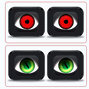 6 modes de couleur d'œil, changement et clignotement cycliques, éclairage LED pour rétroviseur de moto/vélo électrique, affichage œil de démon - Product Image 2