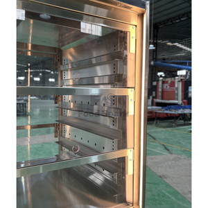 Porte anteriori e posteriori aperte più caldo scatola calda cibo più caldo armadio per alimenti commerciali elettrico caldo cibo più caldo carrelli - Product Image 5