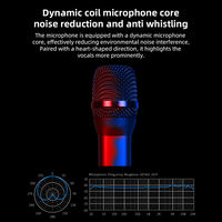 Sistema de Micrófono Inalámbrico Universal Profesional 4 en 1 de 2.4G con Carga, Reverberación, Micrófonos Dinámicos de Doble Bajo para Escenario y Karaoke
