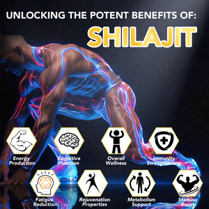 Gélule de Shilajit Pur de l'Himalaya 100% Naturel Biologique Sans OGM Sans Sucre Ajouté Acide Fulvique et Plus de 85 Oligo-éléments pour Hommes et Femmes - Product Image 4