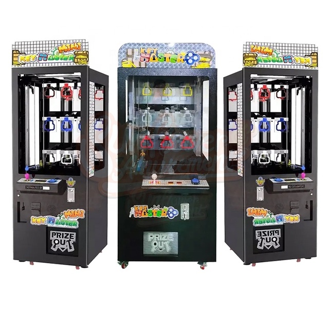 Coin Operated Indoor Amusement Key Master Golden Key Master Push Vending Game Machine