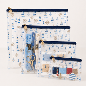 Bolsa de Almacenamiento Transparente Personalizada con Cremallera para Proyectos de Punto de Cruz, Tela, Hilo, Tijeras, Agujas y Vinilo - Product Image 4