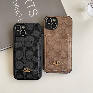 Étui de luxe en <span class=keywords><strong>cuir</strong></span> pour <span class=keywords><strong>iPhone</strong></span> 17 16 15 14 13 12 11 <span class=keywords><strong>XR</strong></span> XS Max 7/8 Plus Étui de téléphone design en <span class=keywords><strong>cuir</strong></span> pour carte - Product Image 3