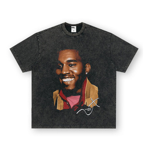 Nouveau T-shirt basique homme 2025 transfrontalier à col ras du cou, coupe régulière, imprimé numérique, respirant, manches courtes - Product Image 5