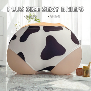 New Arrival Plus Size Breathable Half Hip <b>Sexy</b> Briefs Solid Mid Low Rise Peach Hip Comfort Seamless <b>Panties</b> for Women - Product Image 2