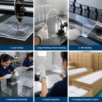 Lot d'entretoises à livres transparentes en acrylique en forme de L, support de bureau moderne et clair pour étagère, organisateur de livres pour la maison et le bureau, 6 mm