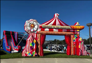 Arche de carnaval gonflable en PVC de haute qualité pour la location de fêtes, <span class=keywords><strong>cirque</strong></span> gonflable pour la décoration extérieure - Product Image 2