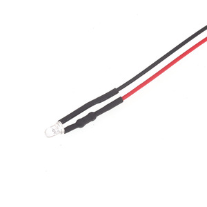 Diodes LED rondes pré-câblées 12V, 3mm 5mm, rouge, jaune, bleu, vert, blanc, <span class=keywords><strong>couleurs</strong></span> assorties avec fils de 20cm - Product Image 4