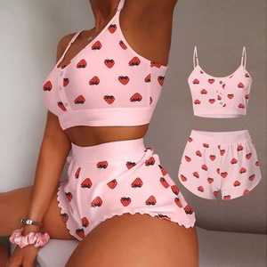 <span class=keywords><strong>Pijamas</strong></span> <span class=keywords><strong>de</strong></span> Algodón para Mujer, Conjunto <span class=keywords><strong>de</strong></span> Ropa <span class=keywords><strong>de</strong></span> Dormir, Lencería Sexy al por Mayor, <span class=keywords><strong>Pijamas</strong></span> para Mujer, Ropa para el Hogar, Suministro <span class=keywords><strong>de</strong></span> Fábrica 2025 - Product Image 1