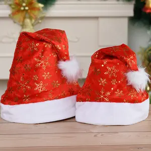 Высококачественная плюшевая игрушка из ткани, новогодние и детские рождественские подарки, шапка Санта Клауса