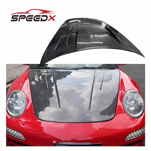 Pour Porsche Carrera 911 <span class=keywords><strong>997</strong></span> Kit de carrosserie de capot en Fiber de carbone <span class=keywords><strong>997</strong></span> capot de moteur avant en Fiber de carbone - Product Image 1