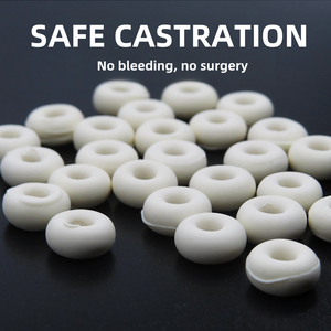 <span class=keywords><strong>Prix</strong></span> usine anneau en caoutchouc animal blanc <span class=keywords><strong>petite</strong></span> taille élasticité Castration anneaux en caoutchouc pour porc mouton - Product Image 5