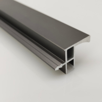 Poignée de placard en alliage d'aluminium de haute qualité série 6000, W21*h18.3mm, avec fente LED, surface anodisée T5 3500K blanc chaud