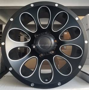 Jantes tout-terrain en alliage Wheelman 16 pouces pour SUV 4X4 - Nouvelle version améliorée Finition noire PCD 127/139,7 mm - Product Image 3