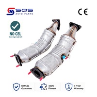 SQS OEM/ODM Konverter Katalitik Tiga Jalur Berkualitas Tinggi, Pas untuk Infiniti Fx35 Qx80 Qx50 G25 G27 G37 Euro 3-6 dengan CE