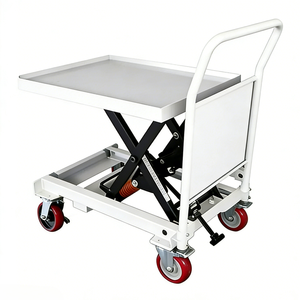 Mobile spring Lever Lift <b>Table</b> self-balancing lifting non-powered automatic lifting trolley adjustable compression spring - Product Image 2