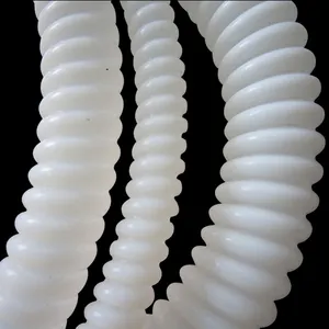 Tubería plástica acanalada flexible PTFE médica, manga contorneada PTFE