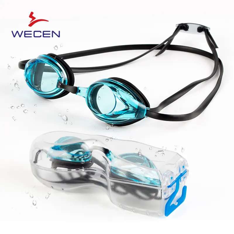 Factory Direct Advanced Competition Swimming Glasses for Adult Silicone Straps Swimming Goggles Silicone