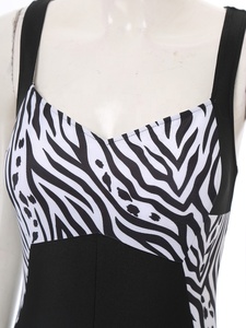 Maillot de bain une pièce élégant imprimé pour femme, pantalon long, protection anti-UV, pour la natation et l'entraînement, fabricant OEM - Product Image 3