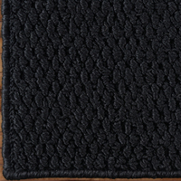 Tapis noir ananas lavable en machine et pliable, en polypropylène durable, antidérapant, à poils ras, pour salon et maison
