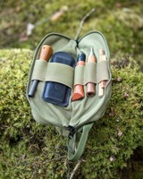 Sac organisateur en toile vert olive, équipement de bushcraft, fermeture éclair en coton, camping, randonnée en plein air, kit de survie EDC